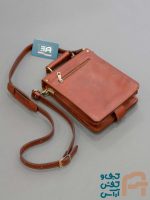 کیف مردانه چرم طبيعي كد 1615 - تصویر 2
