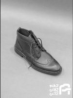 نيم بوت مردانه چرم طبيعي كد 432