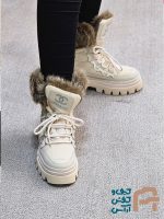 نيم بوت زنانه خزدار كاپشني 1401 - تصویر 2