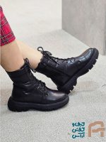 نيم بوت زنانه چرم صنعتي كد 1430