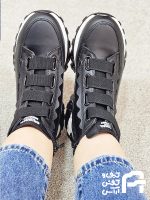 نيم بوت زنانه چرم صنعتي كد 1396 - تصویر 2