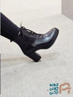 نيم بوت زنانه چرم صنعتي كد 1419 - تصویر 2