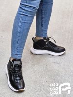 نيم بوت زنانه چرم طبيعي كد 1361 - تصویر 2