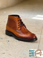 نيم بوت مردانه چرم طبيعي كد 566