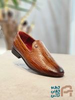 كفش مردانه چرم طبيعي كد 499