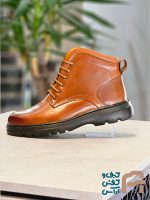 نيم بوت مردانه چرم طبيعي كد 553 - تصویر 2