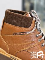 نيم بوت مردانه چرم طبيعي كد 558 - تصویر 2