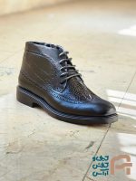 نيم بوت مردانه چرم طبيعي كد 565