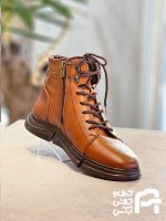 نيم بوت مردانه چرم طبيعي كد 526 - تصویر 2