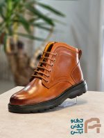 نيم بوت مردانه چرم طبيعي كد 553