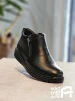 نيم بوت مردانه چرم طبيعي كد 556