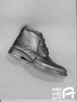 نيم بوت مردانه چرم طبيعي كد 432 - تصویر 3