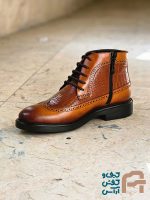 نيم بوت مردانه چرم طبيعي كد 566 - تصویر 3