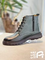 نيم بوت مردانه چرم طبيعي كد 554 - تصویر 2