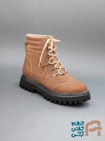 نيم بوت زنانه چرم صنعتي كد 586