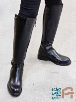 چكمه زنانه چرم صنعتي كد 1393 - تصویر 2
