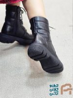 نيم بوت زنانه چرم صنعتي كد 1430 - تصویر 2