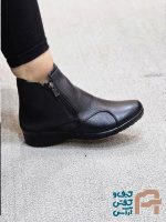 نيم بوت زنانه چرم طبيعي كد 1418