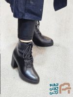 نيم بوت زنانه چرم صنعتي كد 1419 - تصویر 3