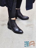 نيم بوت زنانه چرم طبيعي كد 1413