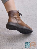 نيم بوت زنانه چرم طبيعي كد 1292 - تصویر 3