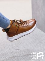 نيم بوت زنانه چرم طبيعي كد 1379