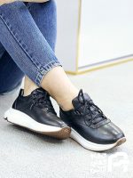 كفش اسپرت زنانه چرم طبيعي كد 1304 - تصویر 3