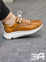 كفش اسپرت زنانه چرم طبيعي كد 1352 - تصویر 3