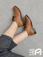 نيم بوت زنانه چرم طبيعي كد 1060 - تصویر 4