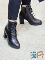 نيم بوت زنانه چرم صنعتي كد 1419 - تصویر 4