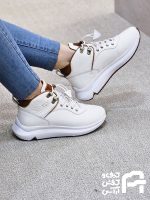 نيم بوت زنانه چرم طبيعي كد 1360