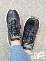 نيم بوت زنانه چرم طبيعي كد 1361 - تصویر 3