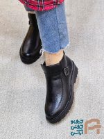 نيم بوت زنانه چرم صنعتي كد 1387