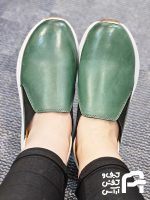 كفش راحتي زنانه چرم طبيعي كد 1353 - تصویر 4