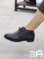 نيم بوت زنانه چرم طبيعي كد 1057 - تصویر 5