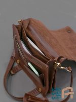 کیف مردانه چرم طبيعي كد 1627 - تصویر 3